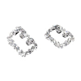 Maxbell 2x Crystal Shoe Buckles Bridal Shoes Decoration Shiny Rhinestones Shoe Clips