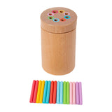 Maxbell Color Matching Sorting Toy Wooden Sorting Toy for Toddlers 2-5 Year Old Kids