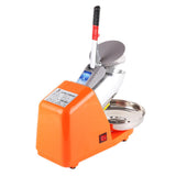 Maxbell Electric Ice Crusher Shaver Machine Snow Cone Maker Orange