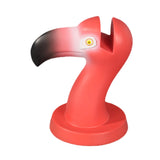 Maxbell Flamingo Shape Eyewear Display Stand Lightweight Fashionable Resin Sculpture Red