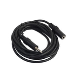 Maxbell 2x3.5mm Jack Male to Female Audio Stereo Extension Aux Cable for Headset 2m