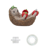 Maxbell Hedgehog Tape Dispenser Funny Resin Desk Tape Holder for Home Desktop Office