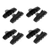 Maxbell 8pc Bicycle Road Racer Bike Brake Braking Rubber Black Pads / Blocks / Shoes