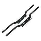 Maxbell 2x Aluminium Chassis Frame Rails for MN168 MN78 1/12 Scale RC Model Car Part Black