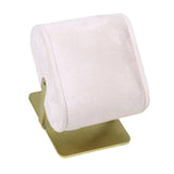 Maxbell Modern Watch Holder Stand Watch Display for Tradeshow Live Broadcasting Shop Beige White