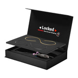 Permanent Bracelet Kit Friendship Bracelets for Wedding Valentines Day Gifts Black and Gold