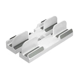 Maxbell Vertical Laptop Stand Holder Tablet Laptop Holder Desktop Holder for Desktop White