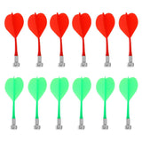 Maxbell 12 Pieces Magnetic Darts Safety Indoor Game Replacement Darts Red Green - Aladdin Shoppers