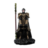 Wukong Statue Phone Stand Keepsake Desk Ornament for Cabinet Study Bookshelf Wukong with Stick