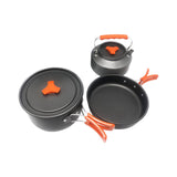 Maxbell 3Pcs Camping Cookware Set Camping Cooking Set for Hiking Kitchen Backpacking