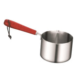 Maxbell Oil Splashing Pot Sturdy Hot Sauce Pot for Household Boiling Butter Stovetop 500ML