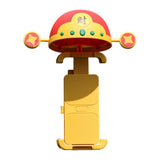 Maxbell Cute God of Wealth Holder Bike Phone Mount for Motorcycle Electric Motorbike Mirror Base