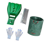 Maxbell 2Pieces Garden Fallen Leaves for Grandparents Garden Leaf Grabber Hand Rakes