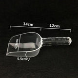 Maxbell Multi-purpose Clear Acrylic Kitchen Scoop Buffet Ice Cream Candy Shovel 26cm