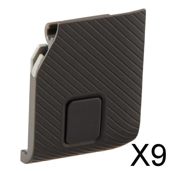 9xReplacement Side Door HDMI Cover Case for  Hero5/6 Black Camera - Black