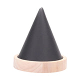 Maxbell Jewelry Holder Engagement Elegant Ring Holder for Earring Trinket NightStand Black