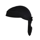 Maxbell Polyester Anti-UV Wrap Tie Bandana Hat Pirate Scarf For Riding Camping Cycling Biking Headband Head Scarf Black