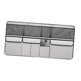 Maxbell Car Trunk Organizer Storage Automotive Cargo Van Picnic Backseat Hanging Bag Gray