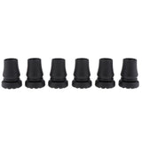 6x Hiking Sticks Trekking Poles Walking Canes Replacement Rubber Tips Caps