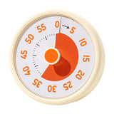 Maxbell Sixty Minute Desk Visual Timer No Ticking Task Reminder for Student Kids Adults yellow