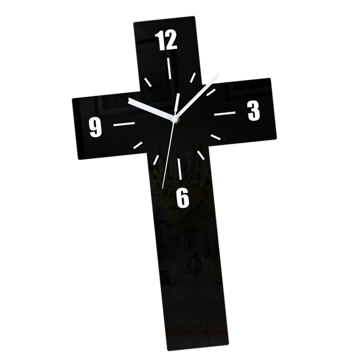 Maxbell Maxbell Modern Wall Clock Decorative Clocks for Walls for Classroom Living Room Home Black