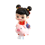 Maxbell Cute Nezha Action Figures Action Anime Model for Kids Adults Boys Girls Gift A