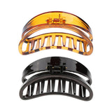 Maxbell 2pcs Womens Large Hair Claw Clamps Clips Grips Styling Tool Hair Accessories