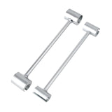 2x Hinges Gap Adjusting Wrench Sturdy Easy to Use Door Hinge Adjustment Tool Silver