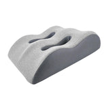 Maxbell Leg Elevation Pillow Ergonomic Elevated Leg Rest Pillow for Rest Reading Leg Light Gray