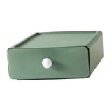 Maxbell Vanity Storage Box School Desktop Kitchen Case Bedroom Desk Organizer Drawer Green