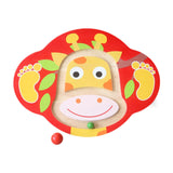 Maxbell Kids Wooden Balance Board Balance Training Exercising for Fitness Gym Sports Giraffe