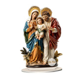 Maxbell 2D Holy Family Decoration Acrylic Art Craft for Home Decor Dining Room Shelf 13.4cmx20cm