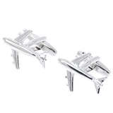 Maxbell Aircraft Airoplane Shape Cuff Link Wedding Party Xms Gift Mens Cufflinks - Aladdin Shoppers