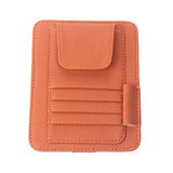 Sturdy Sun Visor Organizer Personal Belonging for Byd Atto 3 Decors Orange