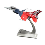 Maxbell 1/100 Airplane Model Kids Toy with Stand Aviation Model Ornaments Alloy