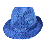 Maxbell Sequin Bowler Hat Costume Hat Stylish Sun Hats for Travel Masquerade