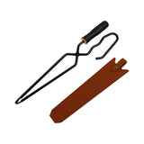 Maxbell Campfire Tongs Heavy Duty Compact Sturdy Fire Tongs for Picnic Grill Camping
