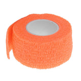 Maxbell 2 Pieces 2.5cm First Aid Strap Self-Adhesive Roll Wrap Bandage Gauze Tape 02