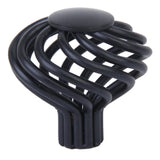 Maxbell 50Pcs Spiral Cage Design Kitchen Cabinet Cupboard Handles Knob Dia.3.4cm