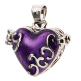Maxbell 2pcs Love Heart Urn Cremation Keepsake Pendant Memorial Jewelry Casket