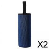 Maxbell 2xNeoprene Water Bottle Carrier Bag Cup Sleeve Holder Embossed 550ml Navy
