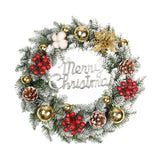 Artificial Christmas Wreaths Christmas Door Wreath for Front Door Wall Porch