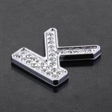 Maxbell Rhinestone Diamante DIY Letter K Alphabet 3D Car Badge Sticker Decal Emblem - Aladdin Shoppers