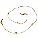 Maxbell Maxbell 31" Eyeglass Neck Gold Silver Metal Chain Cord Holder Rope Retainer Gold