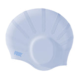 Maxbell Waterproof Swimming Hat Silicone Swim Cap for Women Men Pool Long/Short Hair Blue