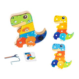 Dinosaur Screwdriver Board Set Montessori Toys for Children 3 4 5 6 Year Old Style D