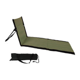 Maxbell Floor Chair with Back Support Seat Pad for Sporting Events Sunbathing Garden Long