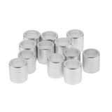 Maxbell 12 Pieces Metal Explosion-proof Ring for OD 7.6mm Arrow Shaft Archery Silver - Aladdin Shoppers