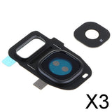 Maxbell 3xRear Camera Lens Replacement for Samsung Galaxy S7 Edge S7 G930/S7 black