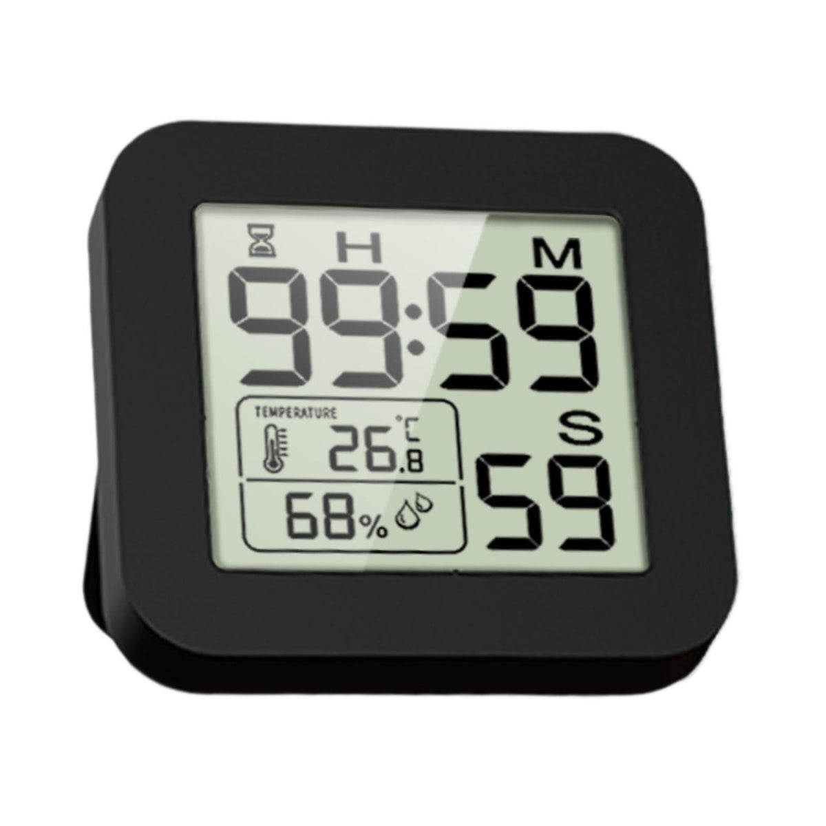 Digital Hygrometer Thermometer Kitchen Timer for Living Room Kitchen Desktop